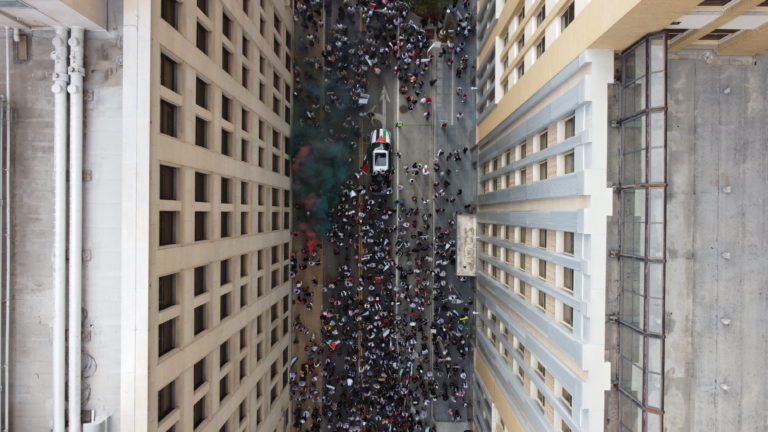 [WATCH] Palestine Protest March in Dallas 10/22/2023 (Exclusive Drone Footage)