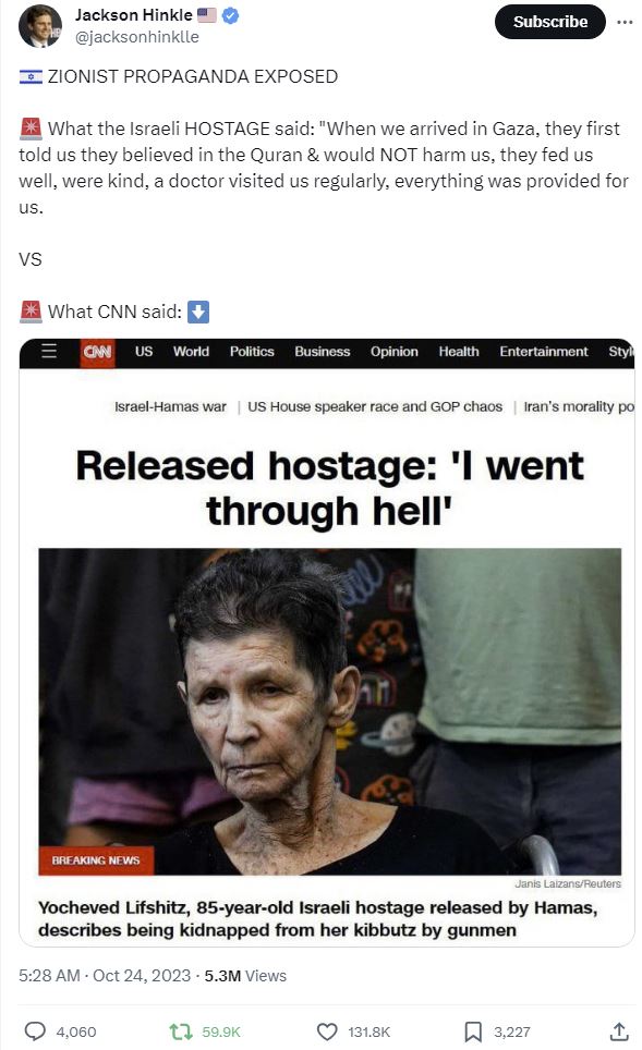 zionist propaganda exposed CNN went through hell title