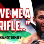 Khamzat Chimaev UFC Post-Fight Interview – “By Allah, give me a rifle and let me go to Palestine” Chechen UFC…