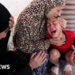 Children queuing for supplements killed in Israeli strike in Gaza, hospital says