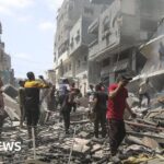 Israel bombards Gaza City as UK and allies urge action against 'unfolding famine'