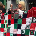 Irish activists knit blanket representing children killed in Gaza