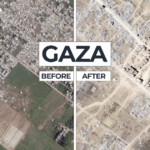 Before and after satellite images show how Israel has destroyed Gaza City